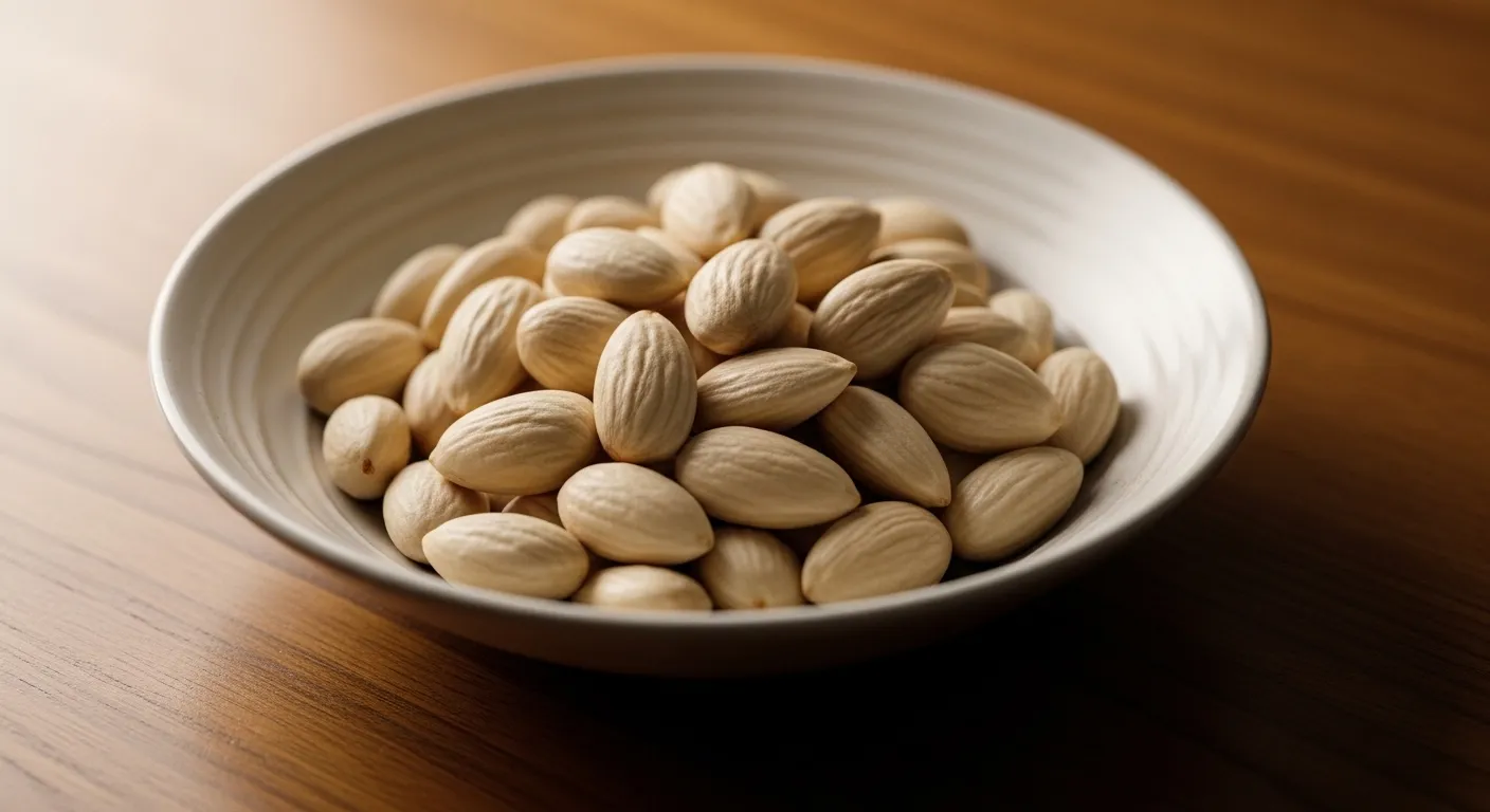 لوز مقشر حبة كاملة