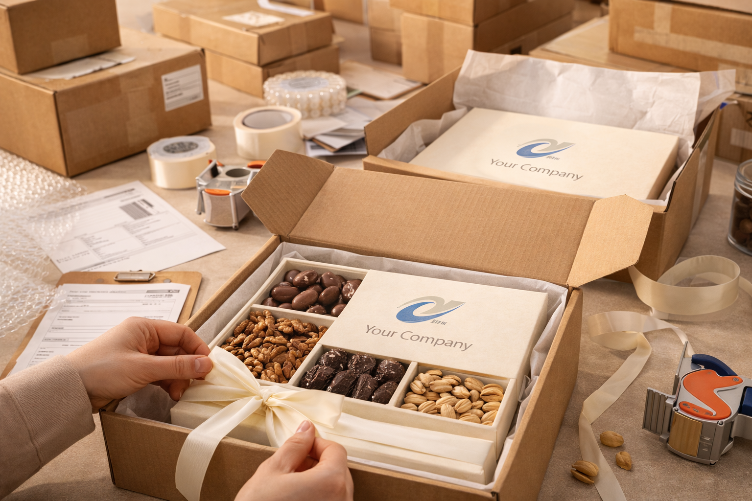 تجهيز وإرسال الهدايا