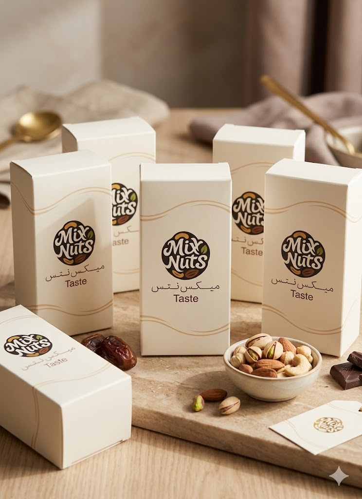 علب صغيرة متنوعة