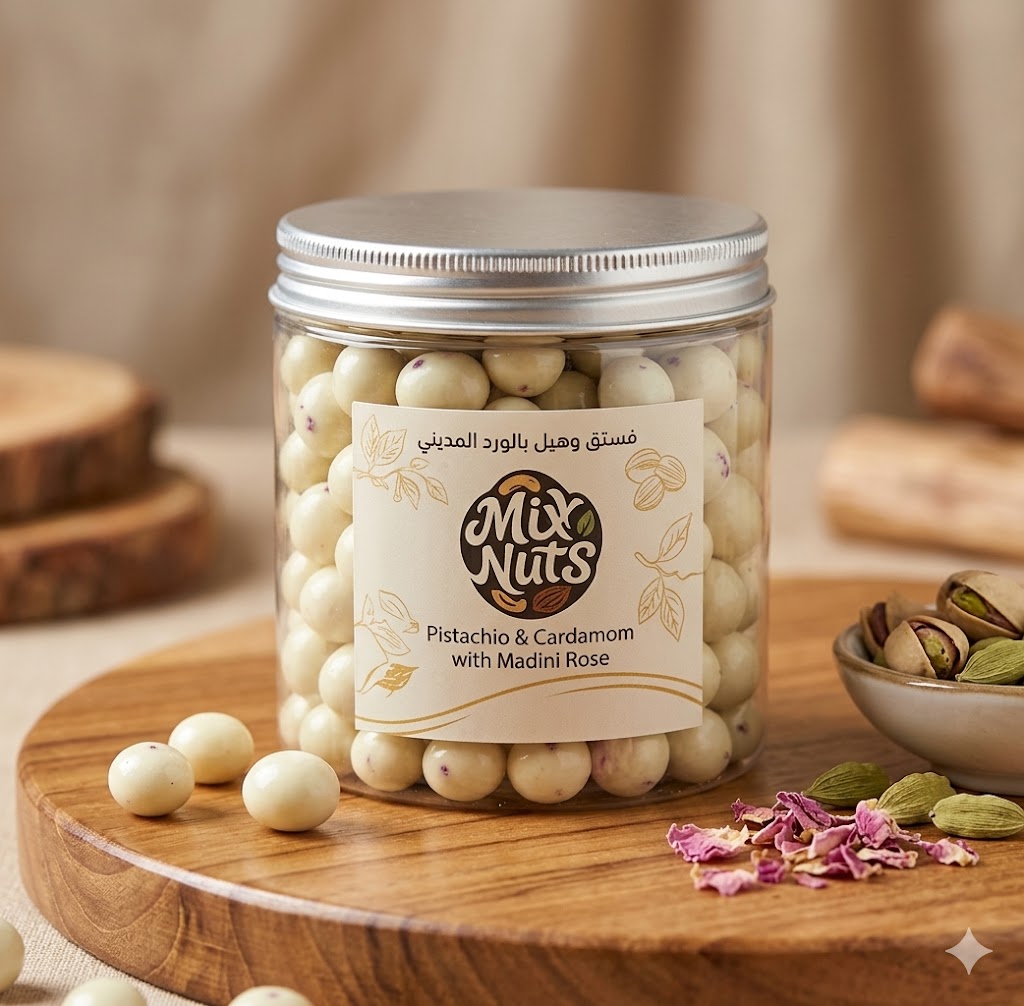 فستق وهيل بالورد المديني